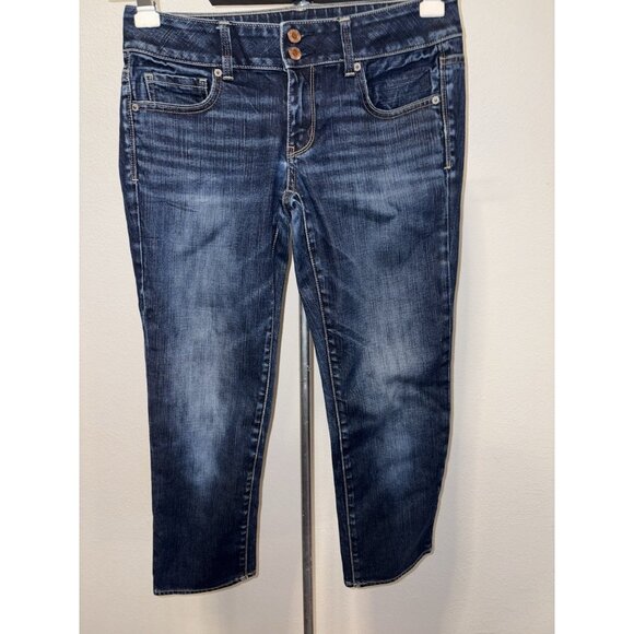 American Eagle Outfitters Artist Jeans Women 8 32X25 Stretch - Picture 1 of 7